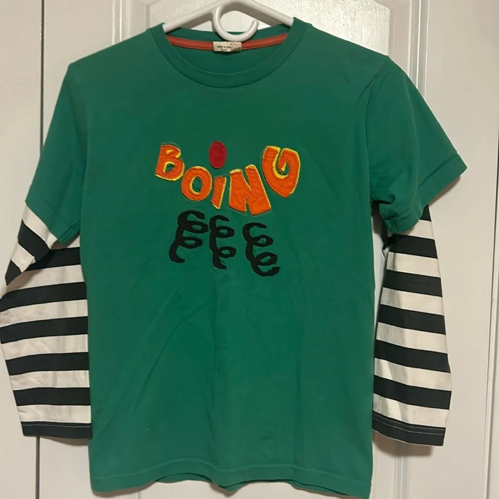 Mini Boden Boing layered tee shirt 9-10 boys - Picture 1 of 2